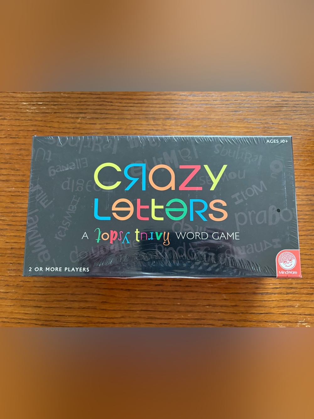 NIB Sealed MindWare CRAZY LETTERS A Topsy Turvy Word Game 2016